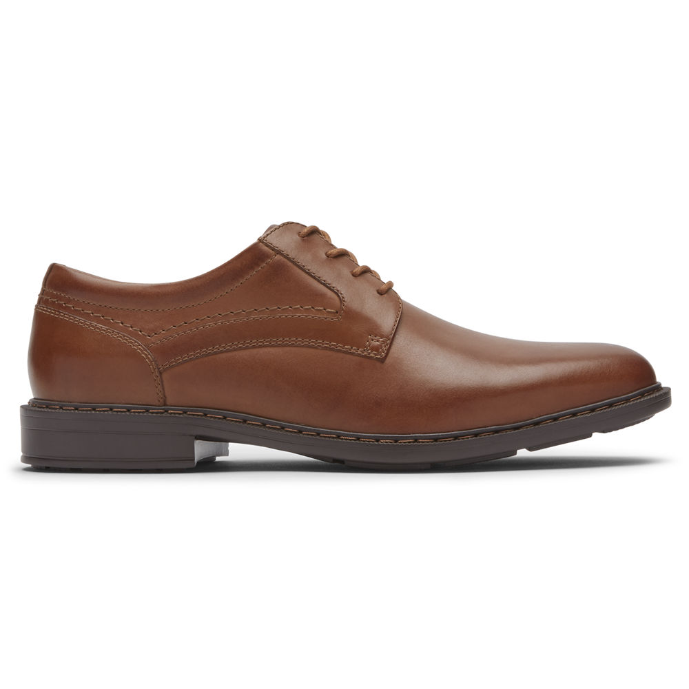 Rockport Mens Oxfords Brown - Parsons Plain Toe - UK 572-NEBDJY